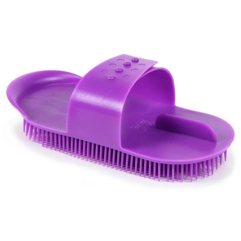 Lincoln Plastic Curry Comb Purple